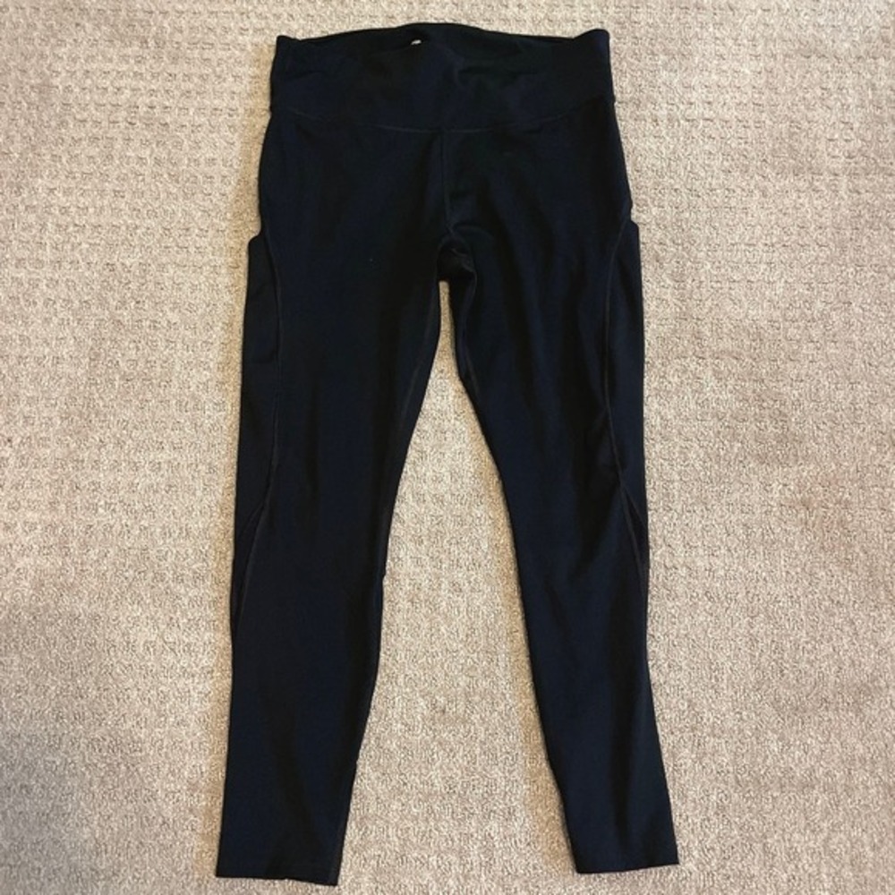 All in Motion Black Athletic High Waist 3/4 Leggings